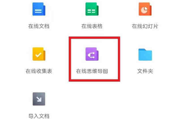 腾讯文档思维导图在哪里创建