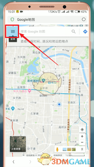 《谷歌地图》设置中文方法